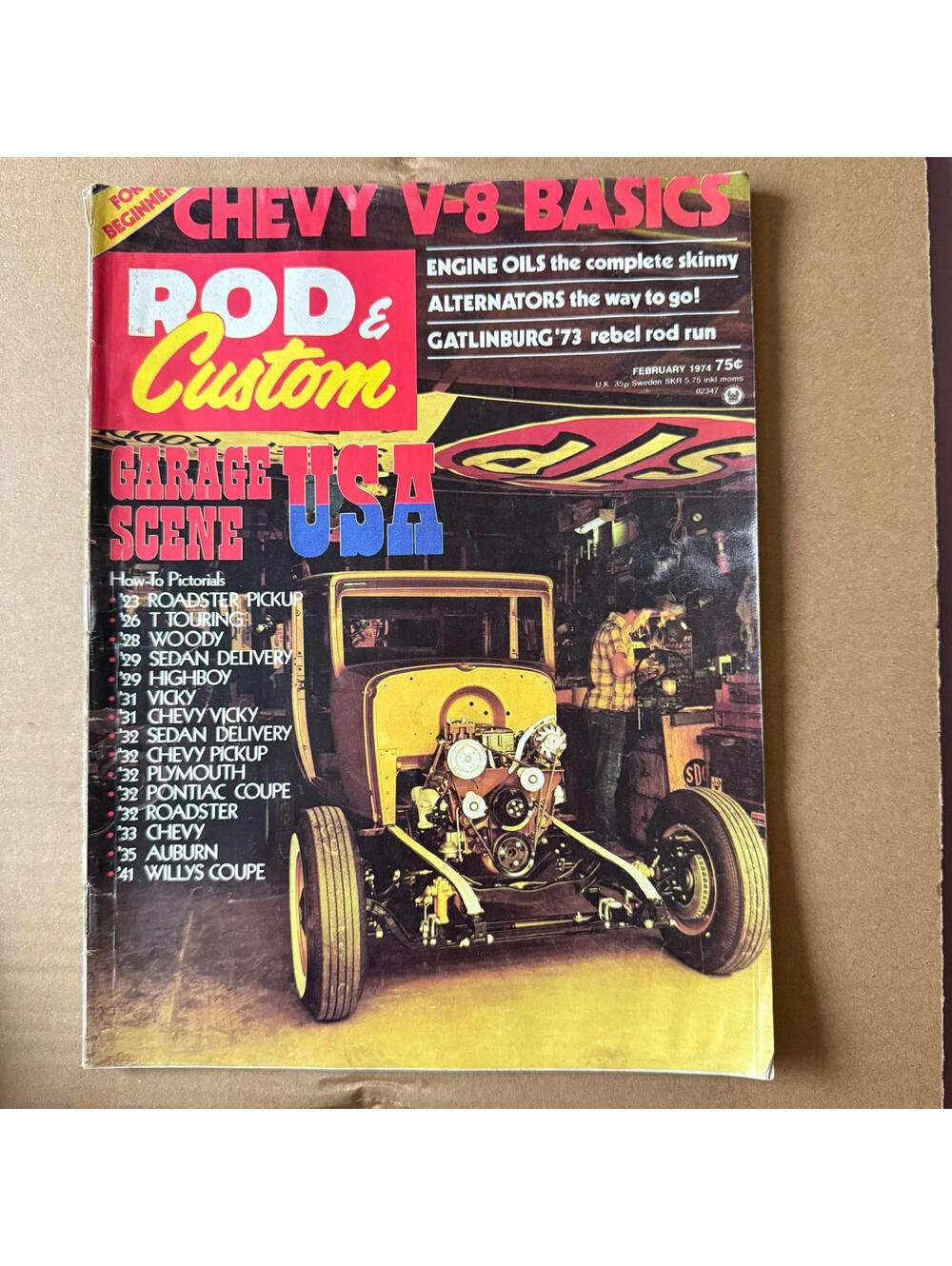Vintage Hot Rodder Chevy Auto Magazine Custom Rodder B2